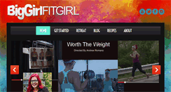 Desktop Screenshot of biggirlfitgirl.com